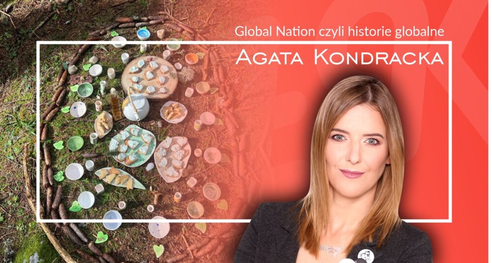 Agata Kondracka w cyklu Global Nation czyli historie globaln. Zdjęcie po prawej stronie - piknik w lesie, fot. A. Kondracka