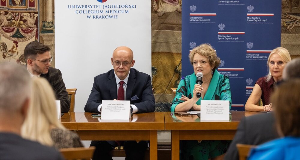 Inauguracja Jubileuszowego Kongresu Polonii Medycznej odbyła się 11 września w Auli Collegium Novum Uniwersytetu Jagiellońskiego. fot. Jubileuszowy Kongres Polonii Medycznej / Facebook