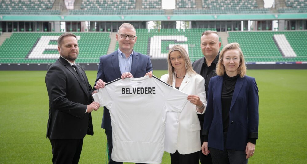 Przedstawiciele Stadionu Legii Warszawa i Belvedere Gourmet Group