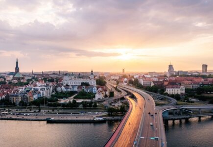 Szczecin, wjazd do miasta, fot. D. Róż