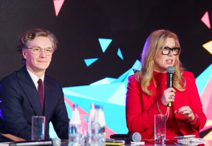 Sesja „Ile kosztuje organizacja eventu?”: Marcin Gaworski (180heartbeats, SKM SAR), Dorota Haller (RASP, IAA Polska)