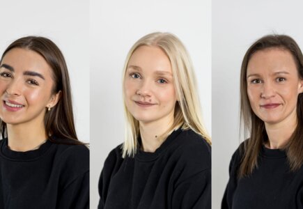 Weronika Szoszorowska, key account managerka, Julia Mroczkowska, senior project managerką, Joanna Gemel chief accountant financial director w agencji Ewesa