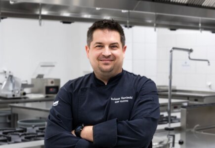 Łukasz Kaniecki, szef kuchni FN Catering w Fabryce Norblina