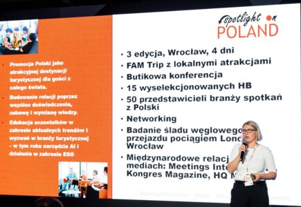 Kategoria Wydarzenie, projekt Spotlight on Poland prezentuje Agnieszka Szymerowska, Stowarzyszenie Konferencje & Kongresy w Polsce